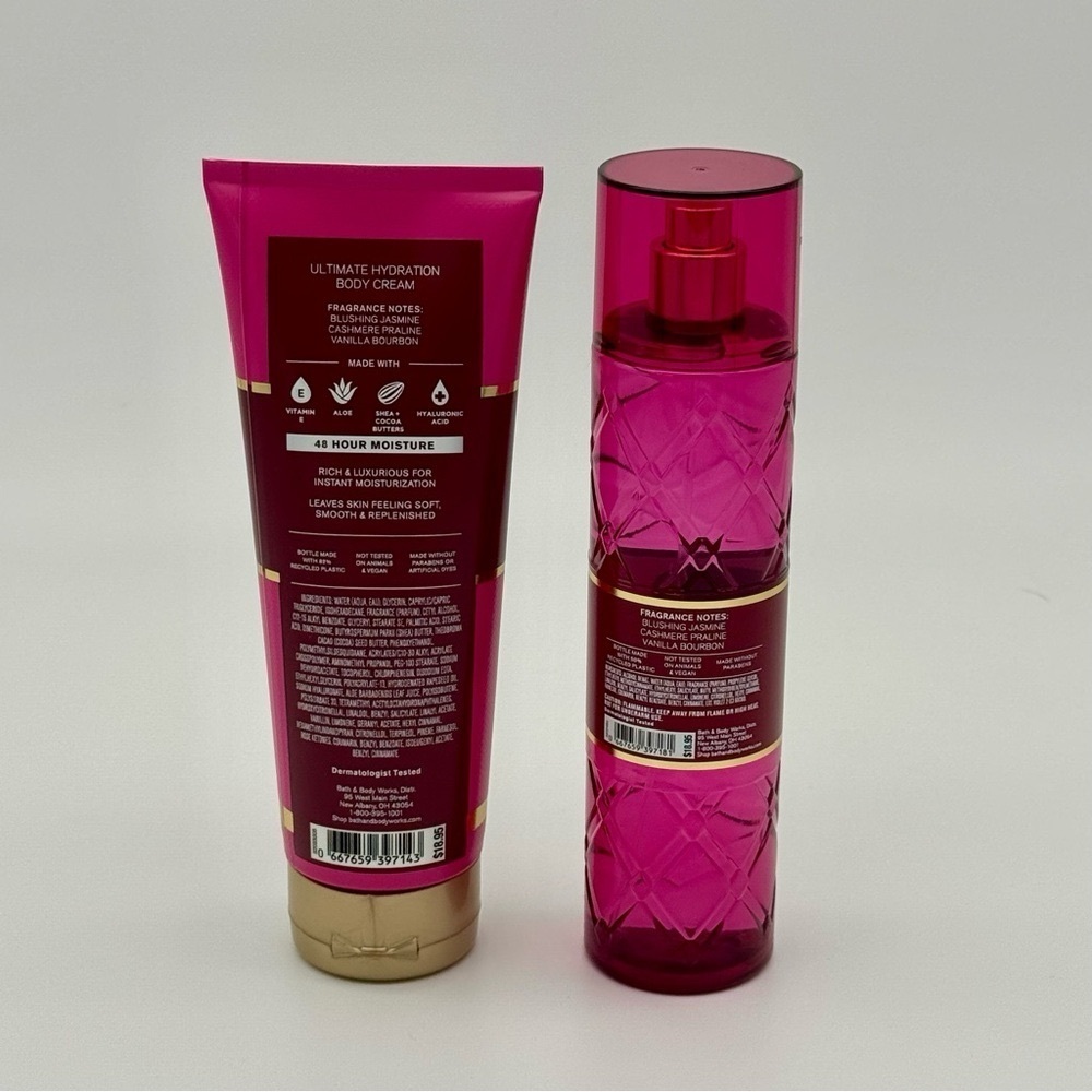 Bath and Body Works Pink Obsessed Everyday Luxuries Body Care Gift Set NWT - Picture 3 of 4